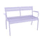 Luxembourg 2-Seater Garden Bench  option Marshmallow (Textured)