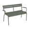 Luxembourg 2-Seater Garden Bench  option Rosemary (Textured)