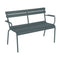 Luxembourg 2-Seater Garden Bench  option Storm Grey (Speckled Textured)