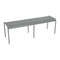 Luxembourg 3 Seater Bench  option Lapilli Grey (Textured)
