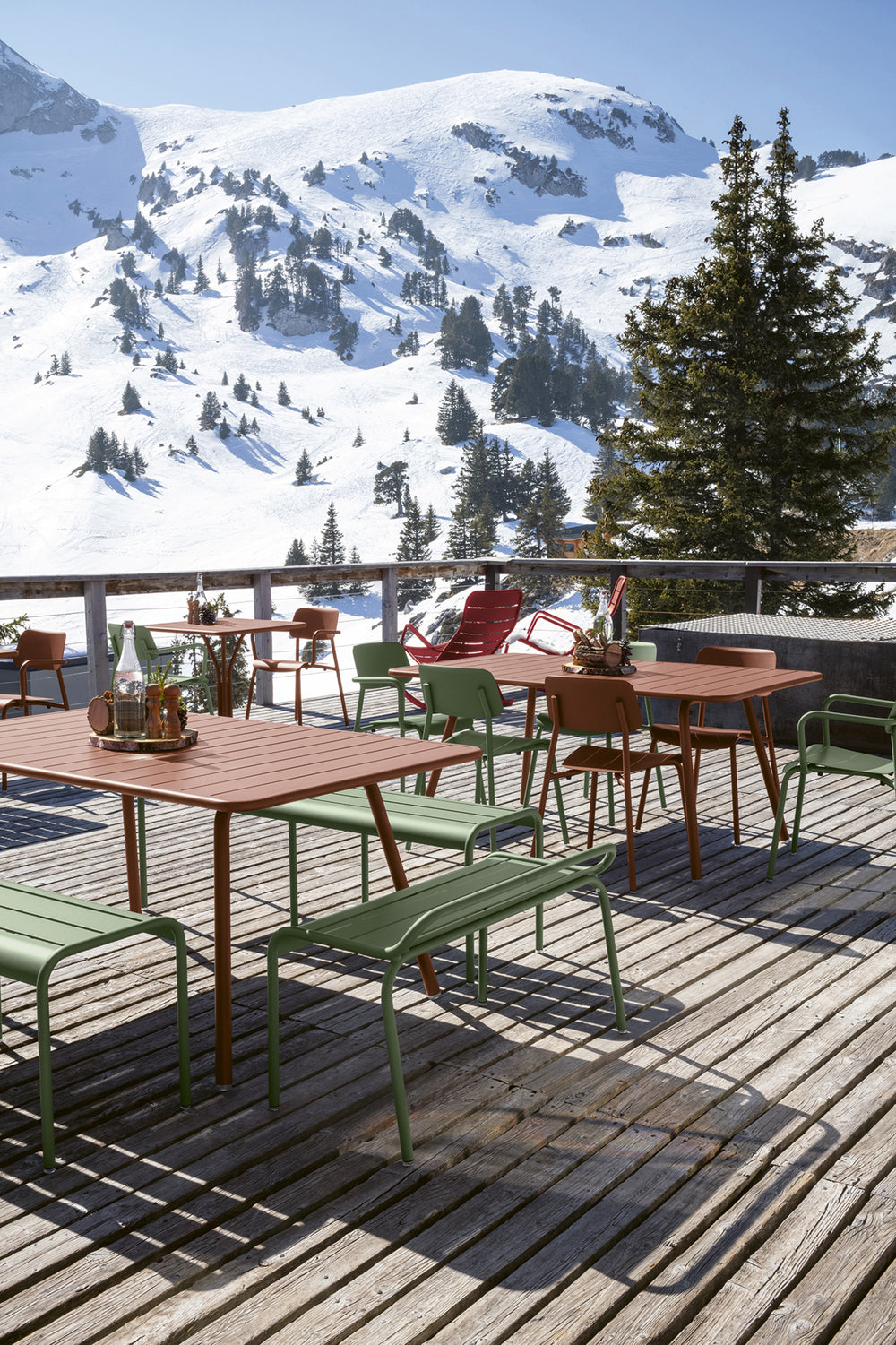 Luxembourg 3 Seater Outdoor Bench
