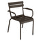 Luxembourg Outdoor Armchair (Set of 2)  option Tonka (Textured)