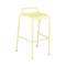 Luxembourg Low Back Bar Stool (Set of 2)  option Frosted Lemon (Textured)