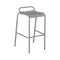 Luxembourg Low Back Bar Stool (Set of 2)  option Lapilli Grey (Textured)