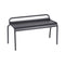 Luxembourg Compact Bench  option Anthracite (Speckled Textured)