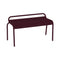 Luxembourg Compact Bench  option Black Cherry (Textured)