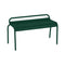 Luxembourg Compact Bench  option Cedar Green (Textured)