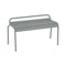 Luxembourg Compact Bench  option Lapilli Grey (Textured)