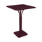 Luxembourg High Pedestal Table  option Black Cherry (Textured)