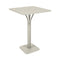 Luxembourg High Pedestal Table  option Clay Grey (Textured)