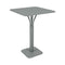 Luxembourg High Pedestal Table  option Lapilli Grey (Textured)