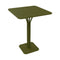 Luxembourg High Pedestal Table  option Pesto (Textured)