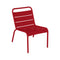 Luxembourg Lounge Chair (Set of 2)  option Chili Red (Textured)