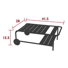 Luxembourg Low Table with Casters