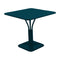 Luxembourg Pedestal Table  option Acapulco Blue (Textured)