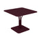 Luxembourg Pedestal Table  option Black Cherry (Textured)