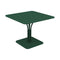 Luxembourg Pedestal Table  option Cedar Green (Textured)
