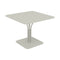 Luxembourg Pedestal Table  option Clay Grey (Textured)
