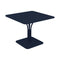 Luxembourg Pedestal Table  option Deep Blue (Textured)
