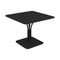 Luxembourg Pedestal Table  option Liquorice (Textured)