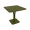 Luxembourg Pedestal Table  option Pesto (Textured)