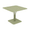 Luxembourg Pedestal Table  option Willow Green (Speckled Textured)
