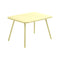 Luxembourg Rectangular Kid Table  option Frosted Lemon (Textured)