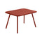 Luxembourg Rectangular Kid Table  option Red Ochre (Textured)