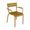 Luxembourg STEEL Armchair (Set of 2)  option Gingerbread (Textured)