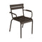 Luxembourg STEEL Armchair (Set of 2)  option Tonka