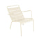 Luxembourg Low STEEL Armchair (Set of 2)  option Latte Beige (Textured)
