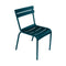Luxembourg STEEL Side Chair (Set of 2)  option Acapulco Blue (Textured)