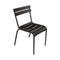 Luxembourg STEEL Side Chair (Set of 2)  option Liquorice (Textured)