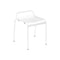 Luxembourg Stool  option Cotton (Textured)