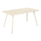 Luxembourg Outdoor Table  option Latte Beige (Textured)