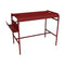 Luxembourg Work High Table  option Chili Red (Textured)