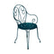 Montmartre Armchair (Set of 2)  option Acapulco Blue (Textured)
