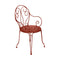 Montmartre Armchair (Set of 2)  option Red Ochre (Textured)