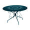 Montmartre Perforated Table  option Acapulco Blue (Textured)