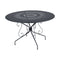 Montmartre Perforated Table  option Anthracite (Speckled Textured)
