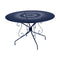Montmartre Perforated Table  option Deep Blue (Textured)