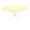 Montmartre Perforated Table  option Frosted Lemon (Textured)