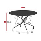 Montmartre Perforated Table
