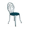 Montmartre Side Chair (Set of 2)  option Acapulco Blue (Textured)
