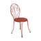 Montmartre Side Chair (Set of 2)  option Red Ochre (Textured)