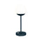 MOOON! Glass Diffuser Table Lamp  option Acapulco Blue (Textured)