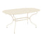 Opera Plus Oval Dining Table  option Latte Beige (Textured)