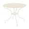 Opera Plus Round Dining Table  option Latte Beige (Textured)