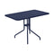 Petale Folding Table  option Deep Blue (Textured)