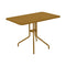 Petale Folding Table  option Gingerbread (Textured)